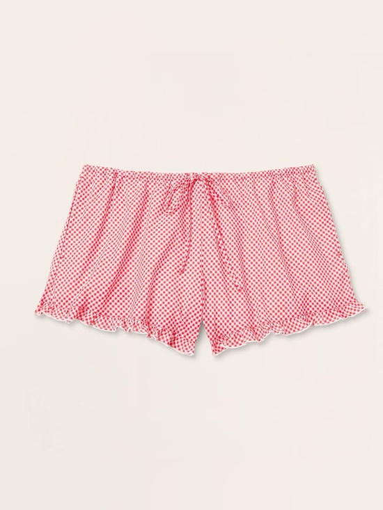 Parke Pants - NWT Parke X Target red gingham ruffle shorts. Size M. **SOLD OUT online**